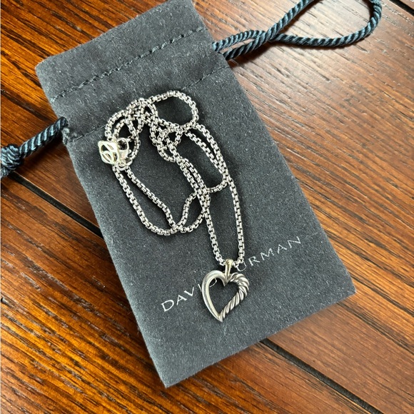 David Yurman Jewelry - DAVID YURMAN 🩶 AUTHENTIC Heart Pendant Necklace